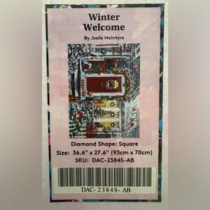🌟Diamond Art Club Winter Welcome by Joelle McIntyre Diamond Painting Kit